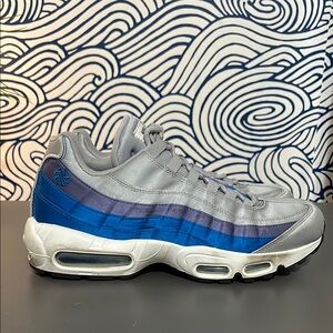 Nike Air Max 95 Silver and Blue